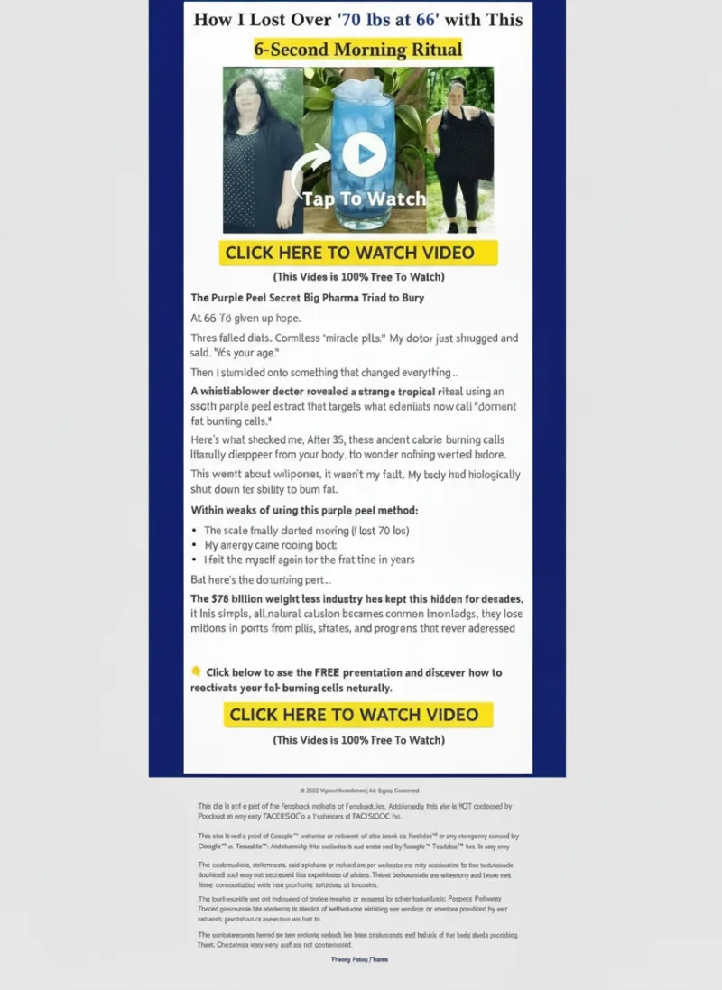 Metabolic Health & Weight Management Landing Page